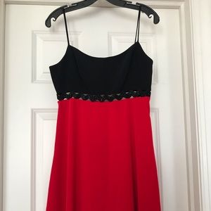 Della Roufogali Black and Red Dress